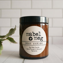 Load image into Gallery viewer, Bush wander classic soy candle by mabel + meg