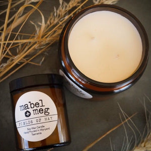 Fields of Hay soy candle by mabel + meg